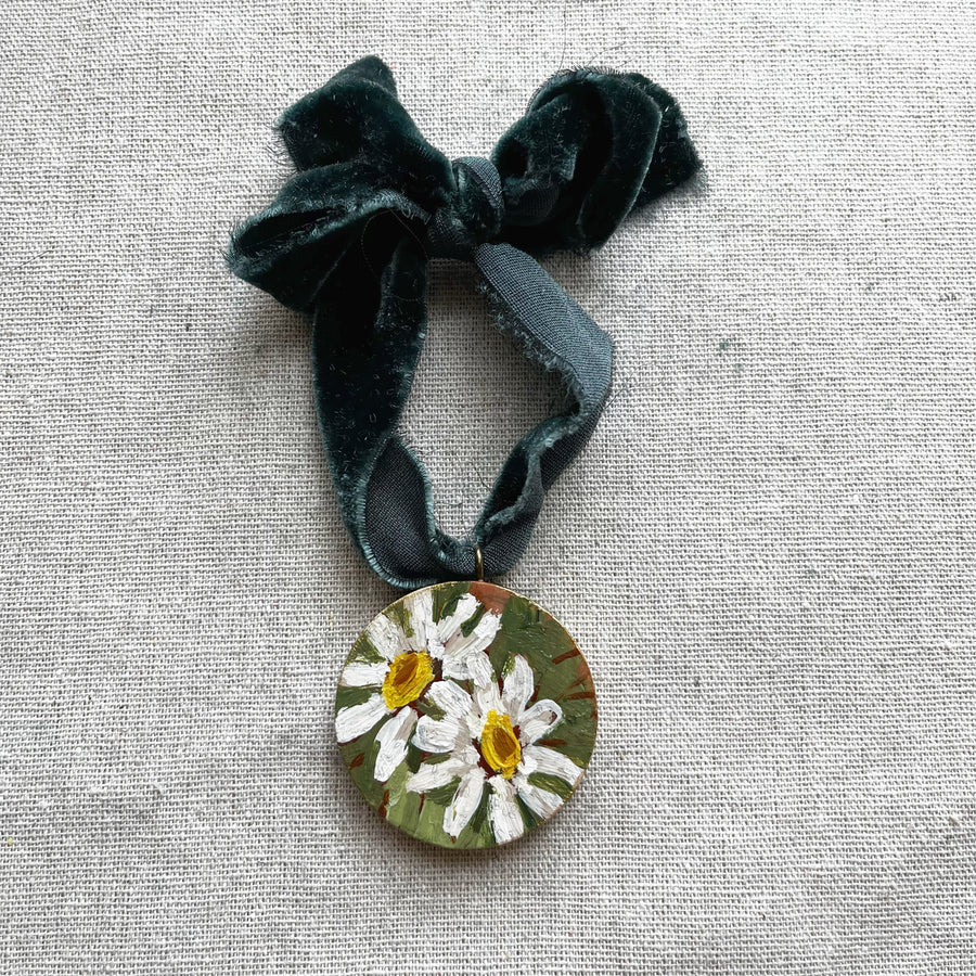 DAISIES NO. 1 | HAND PAINTED ORNAMENT 2025