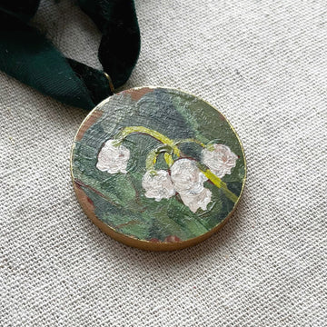 LILY OF THE VALLEY NO. 3 | HAND PAINTED ORNAMENT 2025