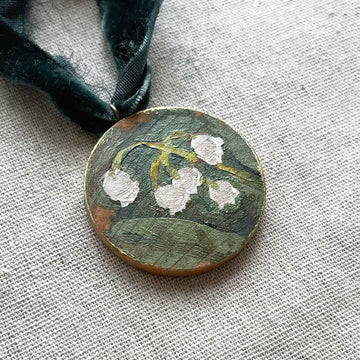 LILY OF THE VALLEY NO. 1 | HAND PAINTED ORNAMENT 2025