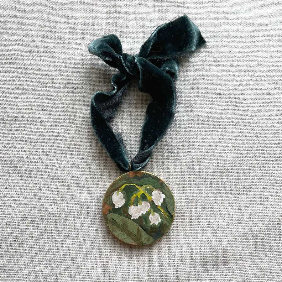 LILY OF THE VALLEY NO. 1 | HAND PAINTED ORNAMENT 2025