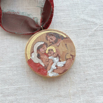 HOLY FAMILY NO. 2 | HAND PAINTED ORNAMENT 2023