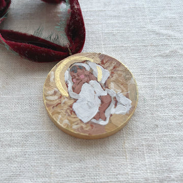 BABY JESUS NO. 3 | HAND PAINTED ORNAMENT 2023