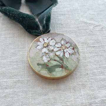 DAISIES | HAND PAINTED ORNAMENT 2023