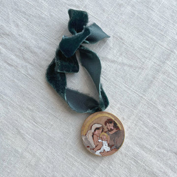 HOLY FAMILY NO. 7 | HAND PAINTED ORNAMENT 2023