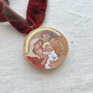 HOLY FAMILY NO. 1 | HAND PAINTED ORNAMENT 2023