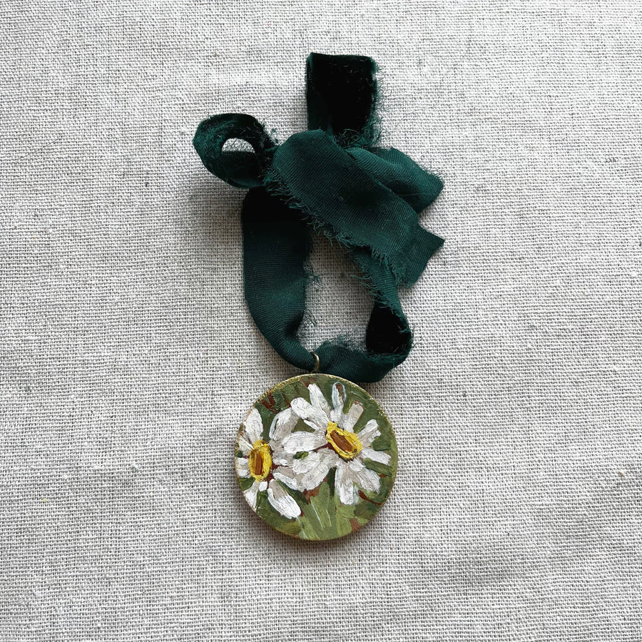 DAISIES NO. 2 | HAND PAINTED ORNAMENT 2025