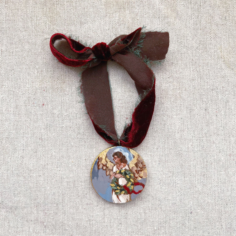 JOYOUS TIDINGS NO. 1 | HAND PAINTED ORNAMENT 2025