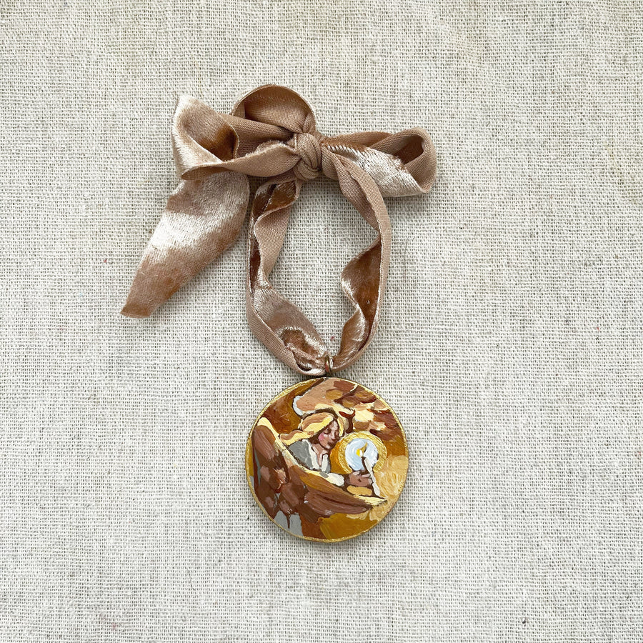 HOLY NIGHT NO. 1 | HAND PAINTED ORNAMENT 2025