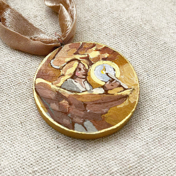 HOLY NIGHT NO. 1 | HAND PAINTED ORNAMENT 2025