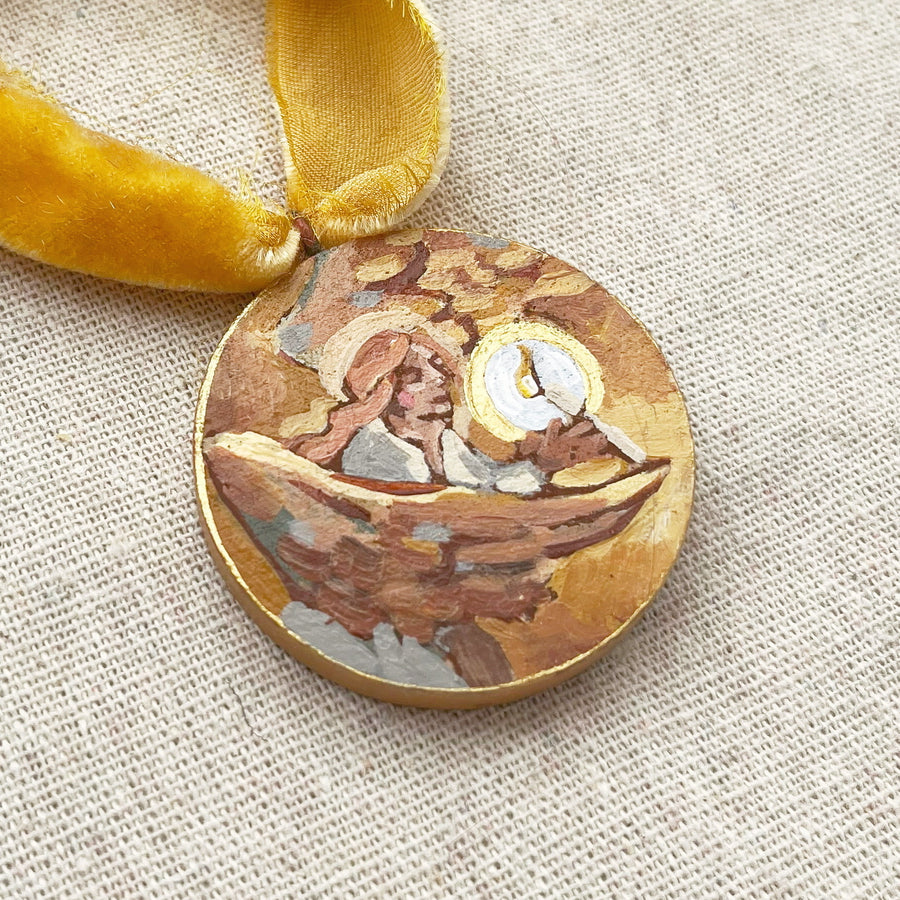 HOLY NIGHT NO. 2 | HAND PAINTED ORNAMENT 2025