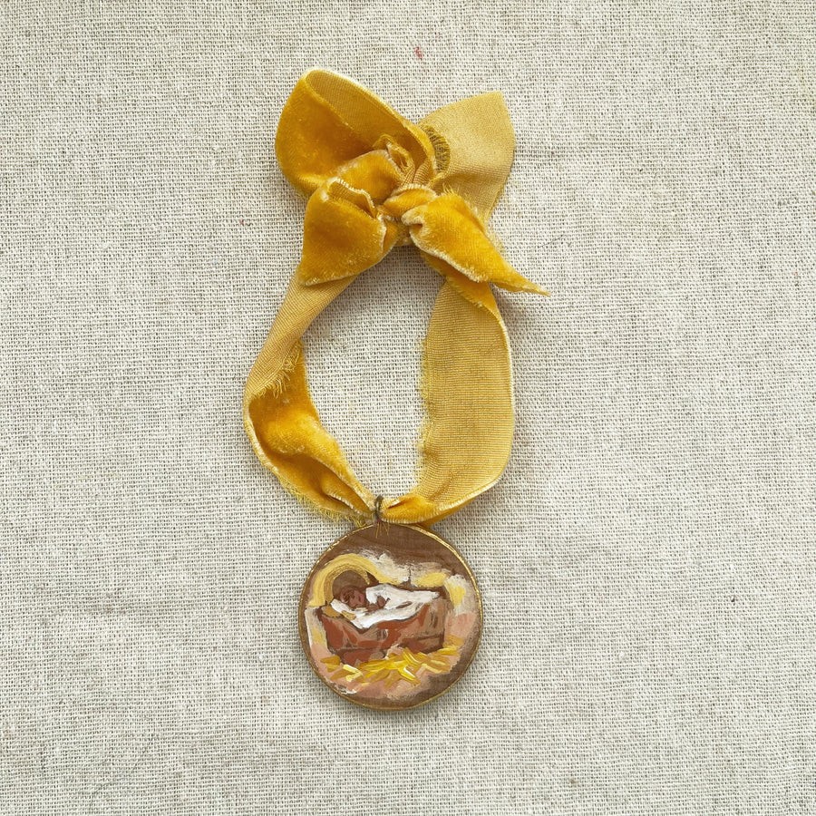 LITTLE LORD JESUS - HAY NO. 3 | HAND PAINTED ORNAMENT 2025