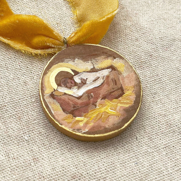 LITTLE LORD JESUS - HAY NO. 3 | HAND PAINTED ORNAMENT 2025