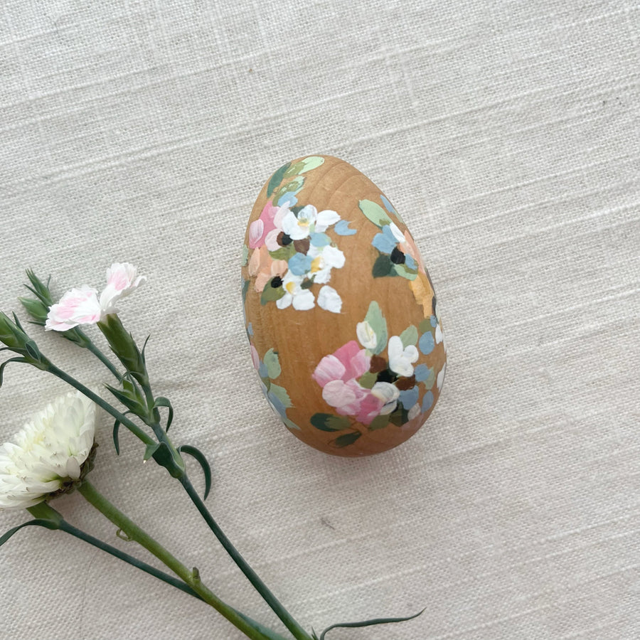 FLORAL NO. 2 | HAND PAINTED EGG