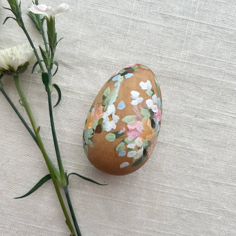 FLORAL NO. 1 | HAND PAINTED EGG