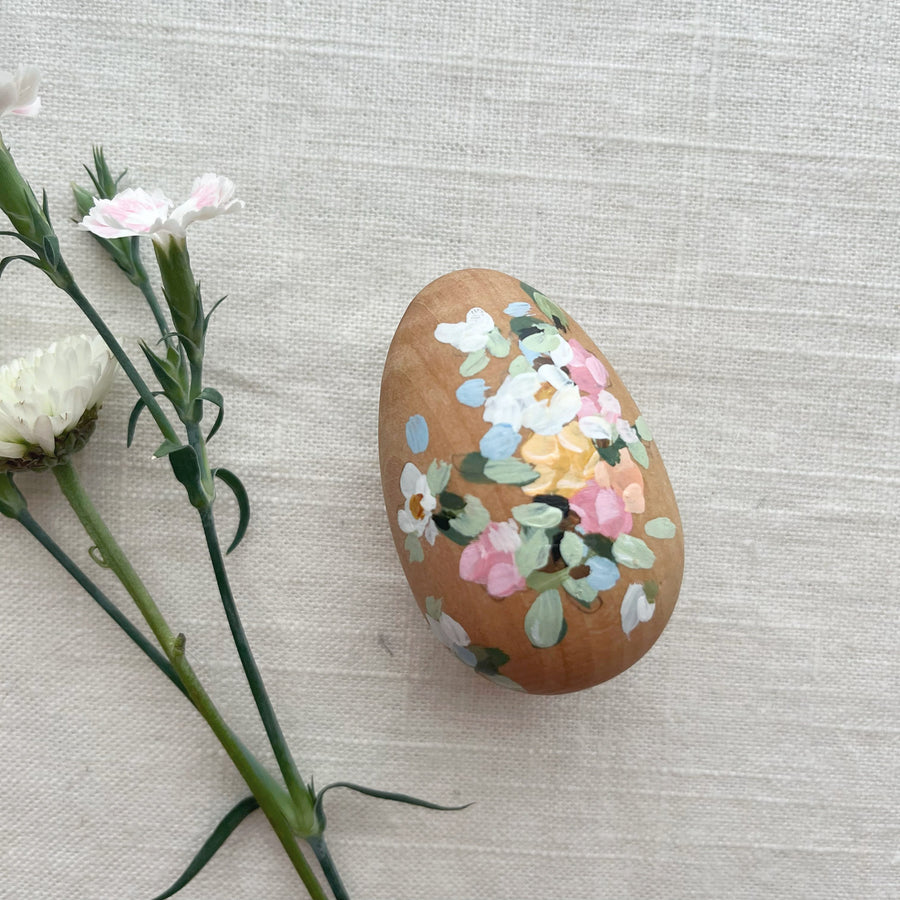 FLORAL NO. 1 | HAND PAINTED EGG