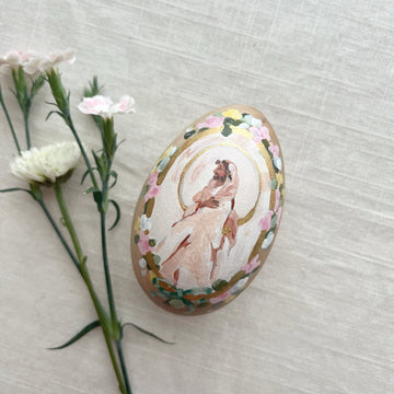 HE IS THE LIGHT | HAND PAINTED EGG