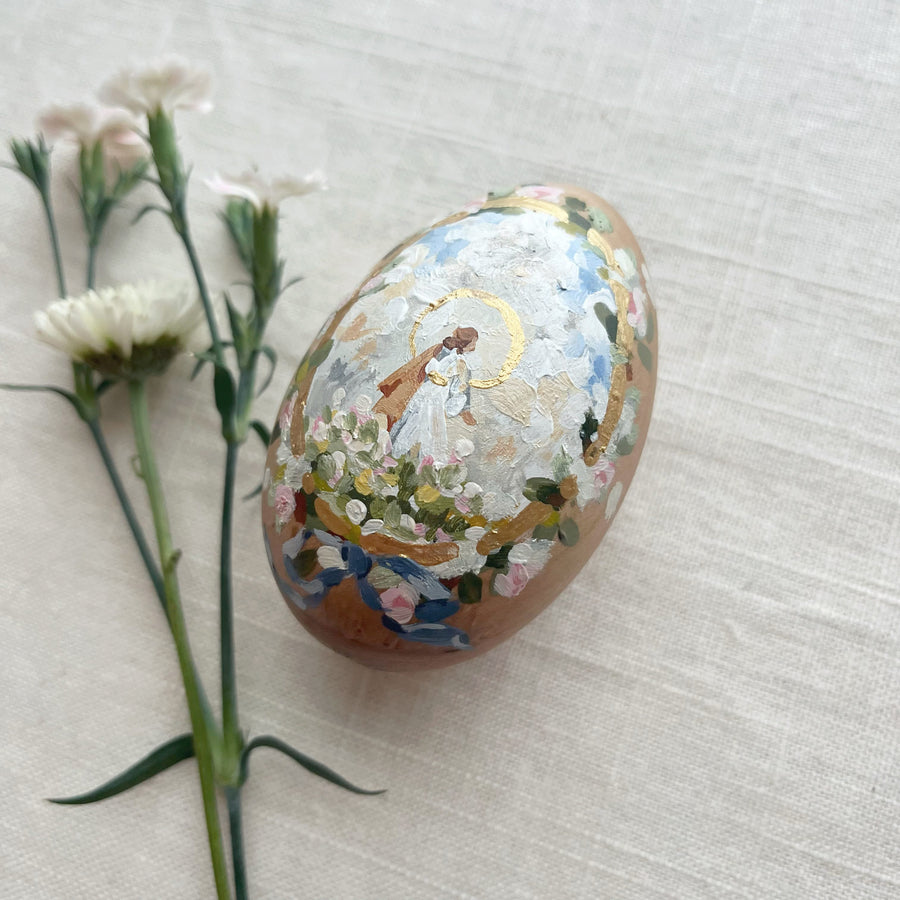 CLARITY OF SPRING | HAND PAINTED EGG
