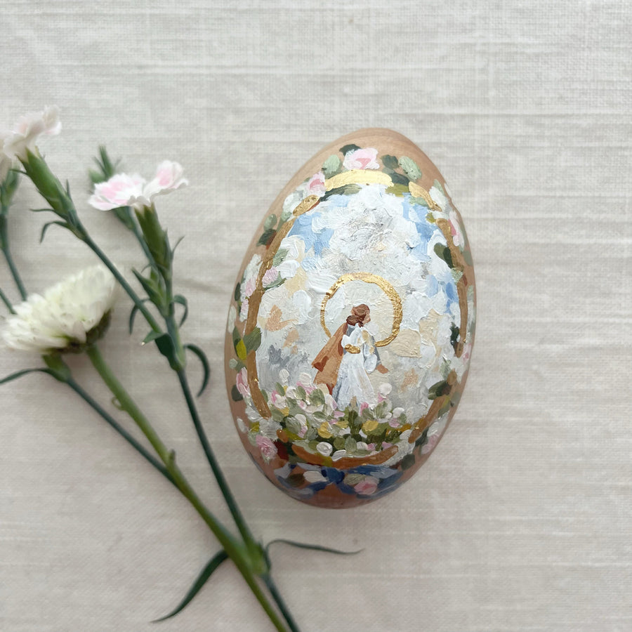 CLARITY OF SPRING | HAND PAINTED EGG