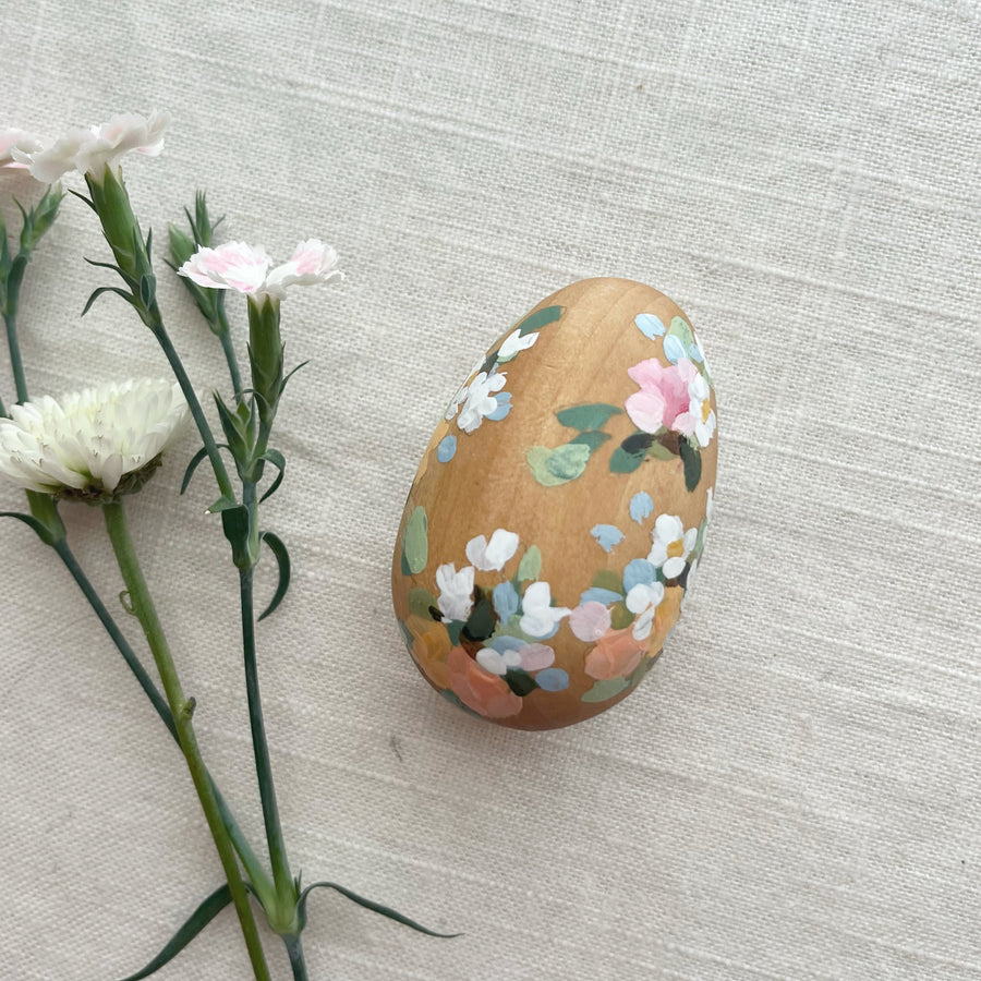 FLORAL NO. 3 | HAND PAINTED EGG