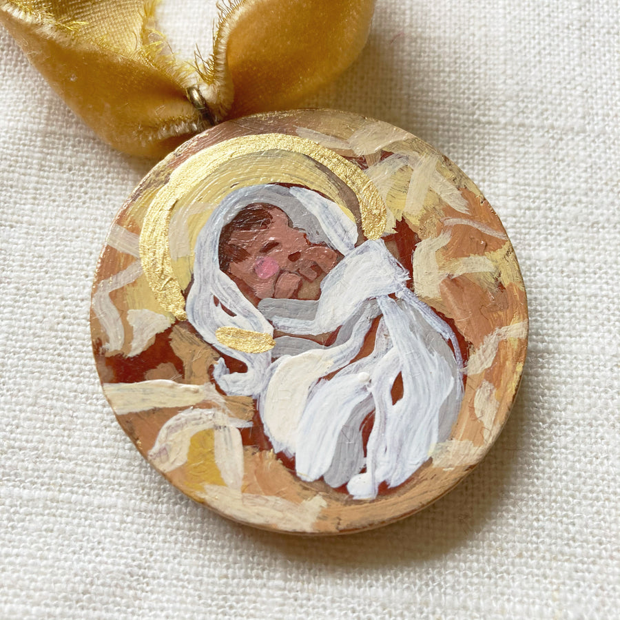 BABY JESUS NO. 6 | HAND PAINTED ORNAMENT