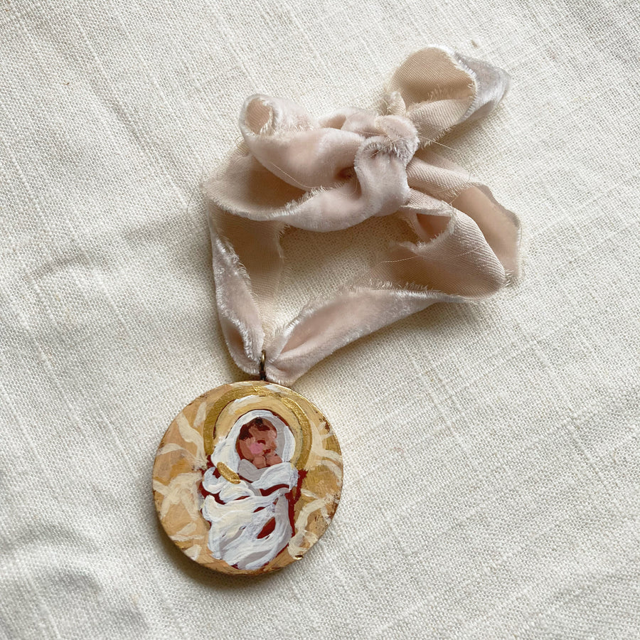 BABY JESUS NO. 5 | HAND PAINTED ORNAMENT