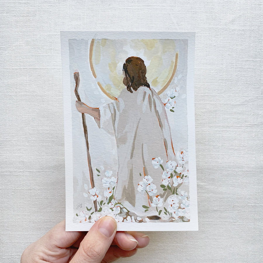 CHRIST IN SPRING NO 3 | ORIGINAL PAINTING 4