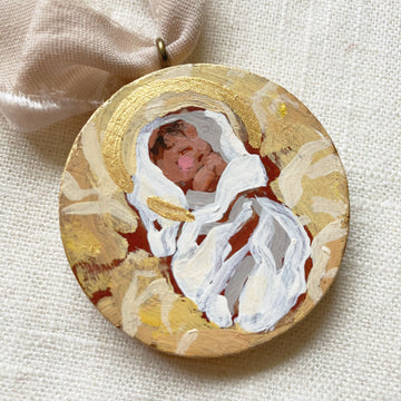 BABY JESUS NO. 4 | HAND PAINTED ORNAMENT