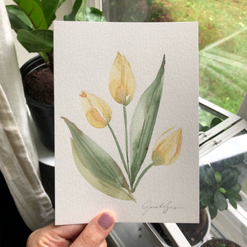 YELLOW TULIPS | ORIGINAL PAINTING 5