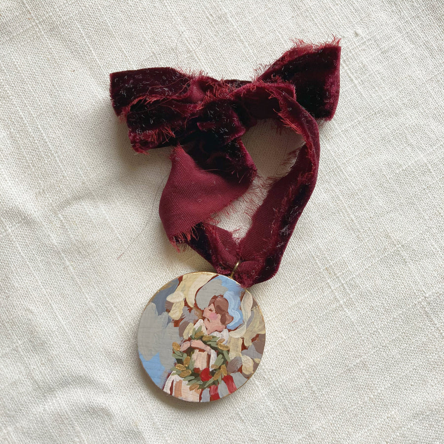 JOYUS TIDINGS NO. 2 | HAND PAINTED ORNAMENT