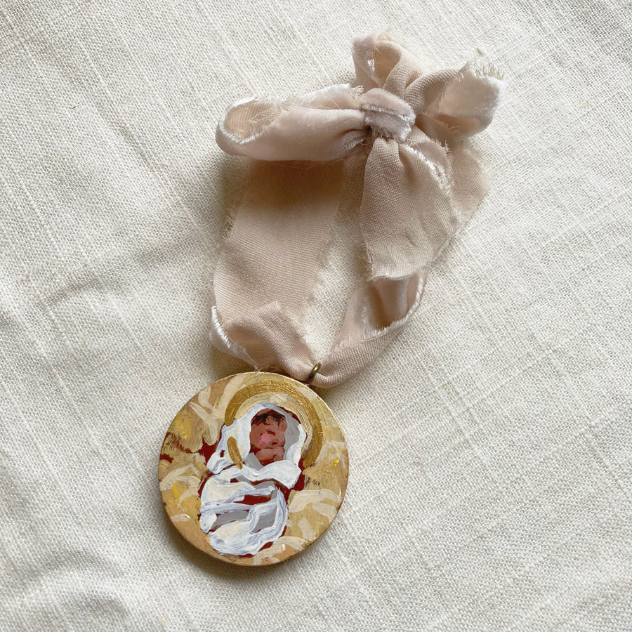 BABY JESUS NO. 4 | HAND PAINTED ORNAMENT