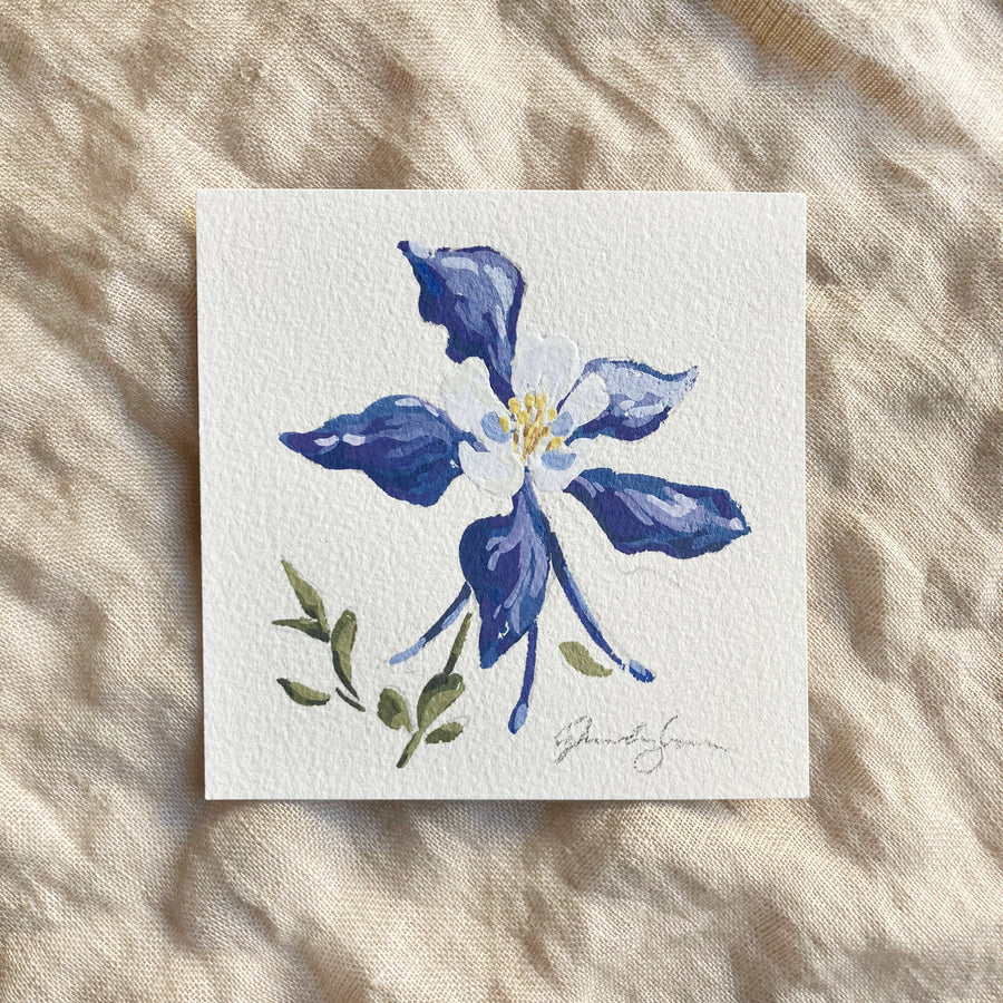 COLUMBINE NO. 2 | ORIGINAL PAINTING 4