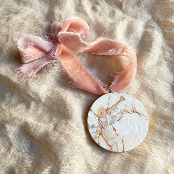 TRIUMPH OF THE SKIES - BLONDE | HAND PAINTED ORNAMENT ON WOOD