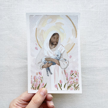 CHRIST IN SPRING NO 2 | ORIGINAL PAINTING 4