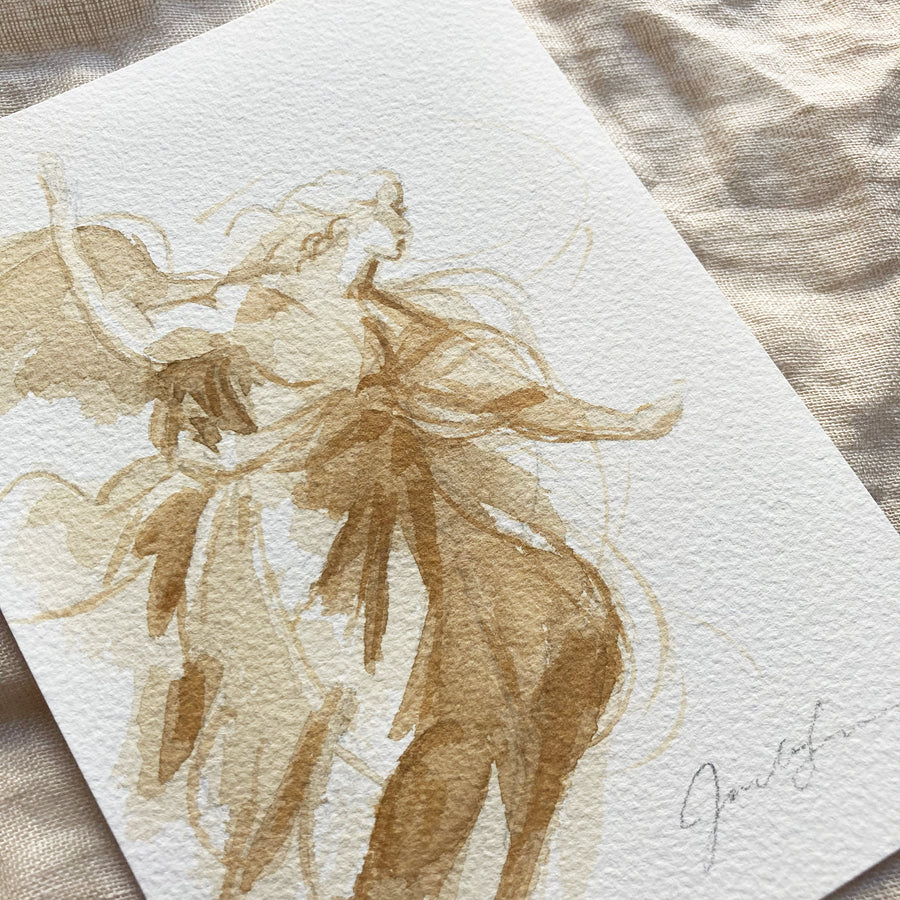 ANGEL STUDY | ORIGINAL PAINTING 5