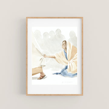 WOMAN WITH THE ISSUE OF BLOOD | GICLÉE ART PRINT